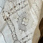 Antique White Linen Tea Tablecloth - The Mustard Seed Collection, The Seed