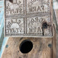 Antique Wood 4 Square Commercial Butter Press - The Mustard Seed Collection, The Seed