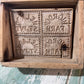 Antique Wood 4 Square Commercial Butter Press - The Mustard Seed Collection, The Seed