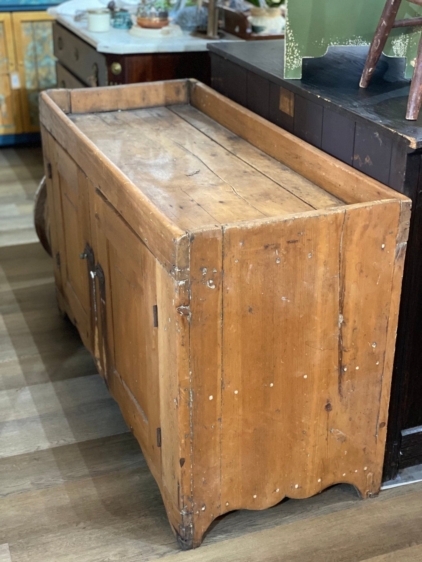 Antique Wooden Dry Sink - The Mustard Seed Collection, The Seed