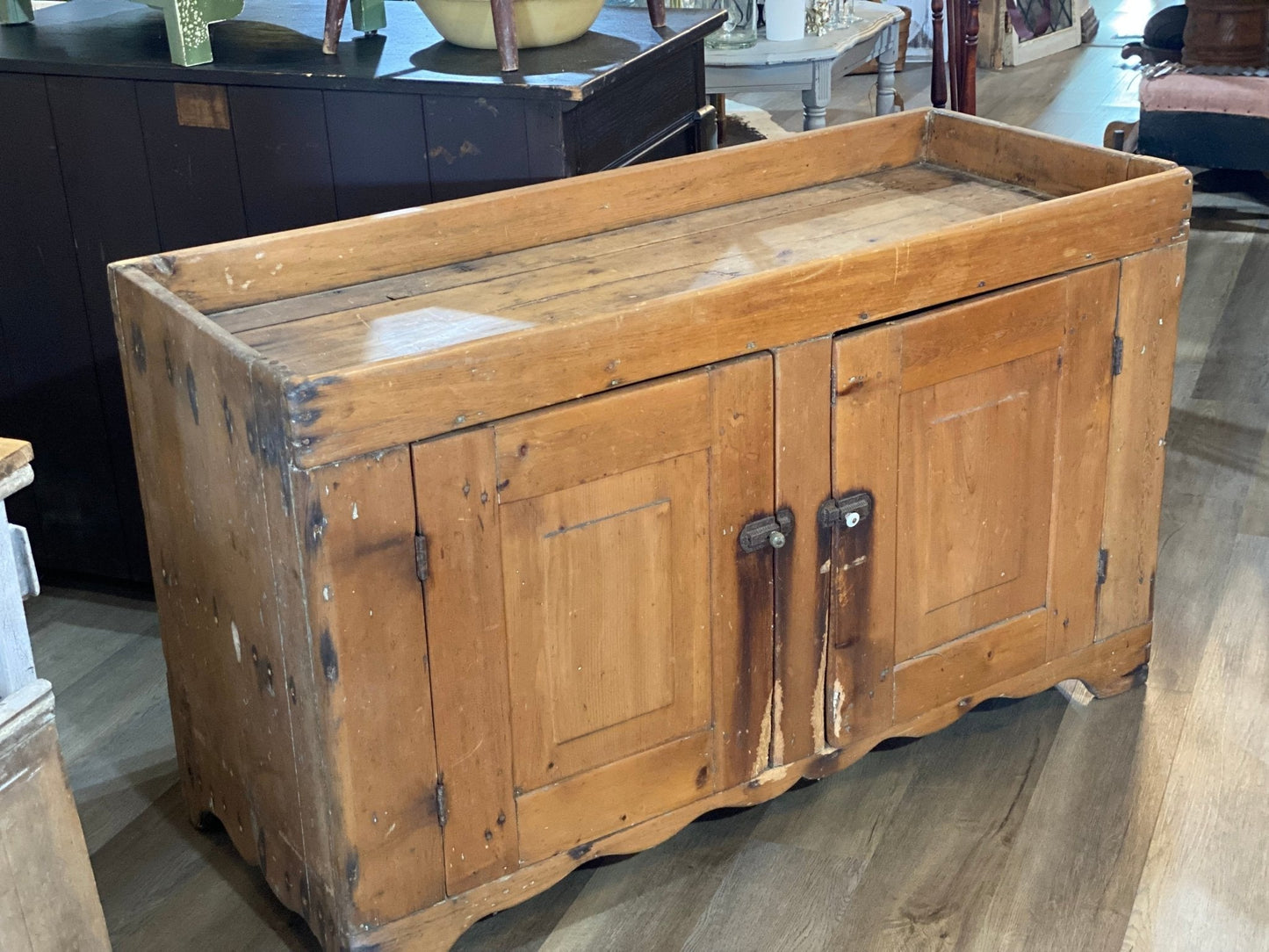Antique Wooden Dry Sink - The Mustard Seed Collection, The Seed