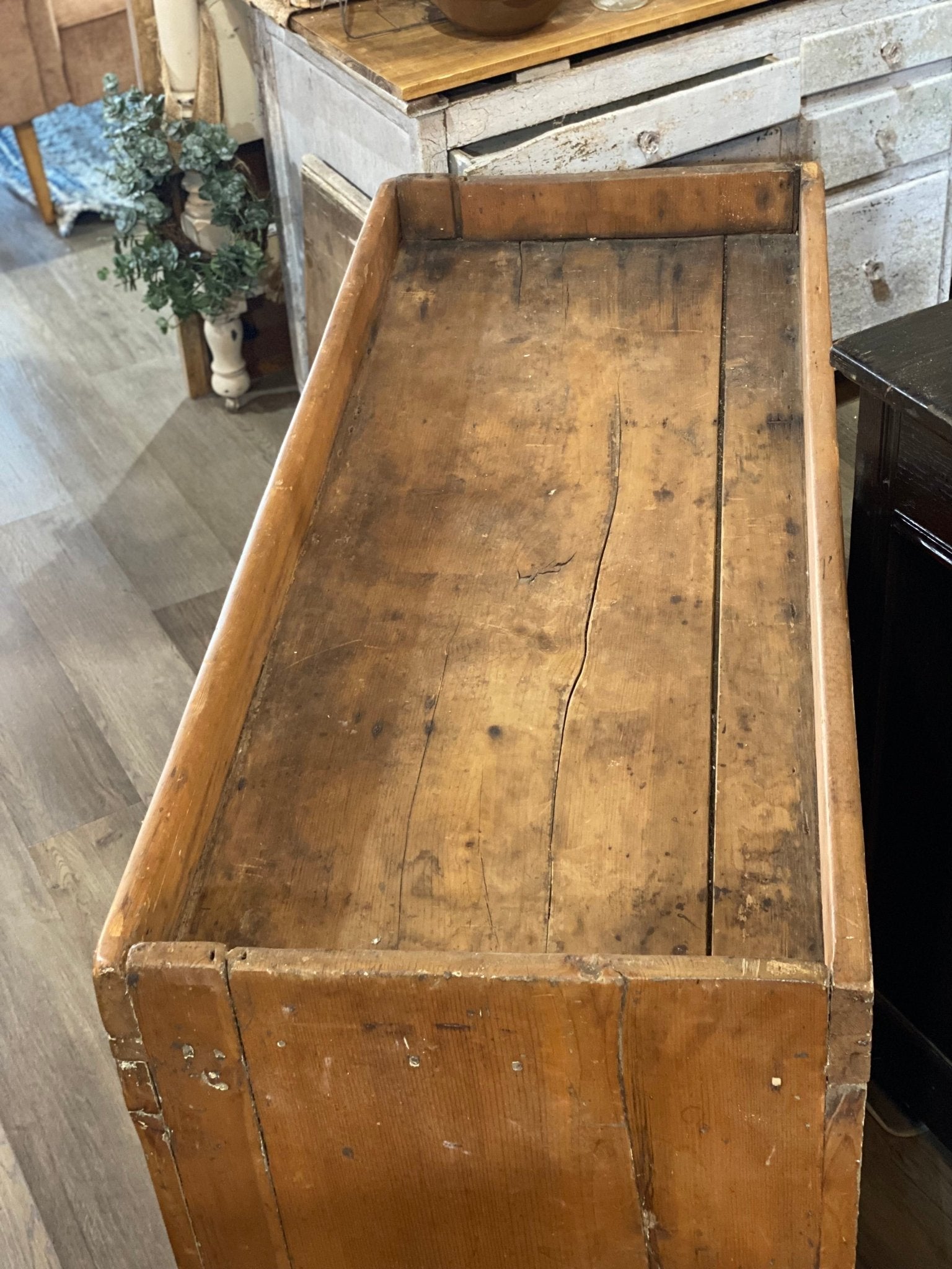 Antique Wooden Dry Sink - The Mustard Seed Collection, The Seed