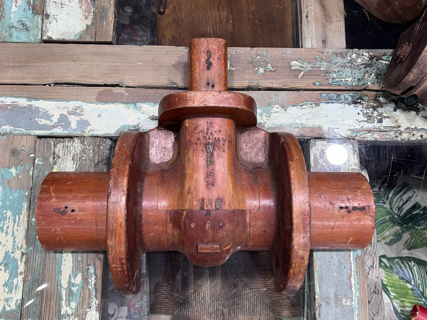 Antique Wooden Foundry Mold
