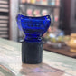 Antique Wyeth Blue Eye Wash Bottle Stopper - The Mustard Seed Collection, The Seed