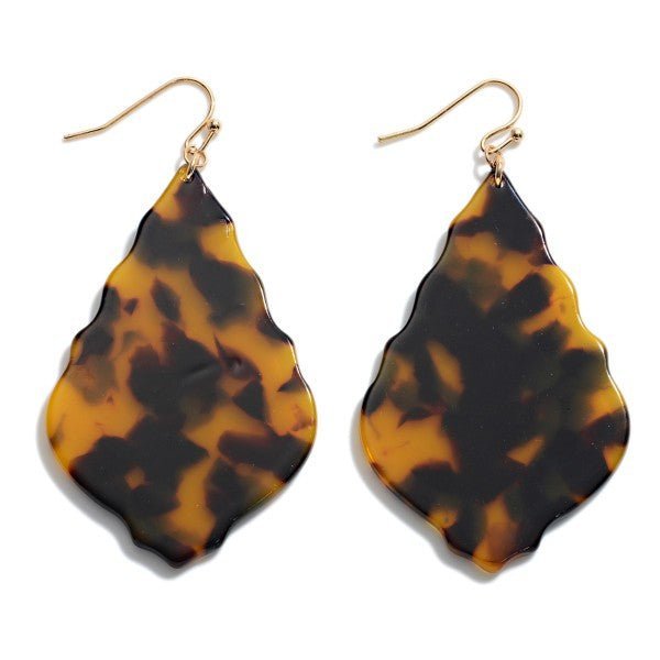 Arabesque Resin Drop Earring - The Mustard Seed Collection, The Seed