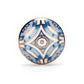 Aster Blue Ceramic Knob - The Mustard Seed Collection, The Seed