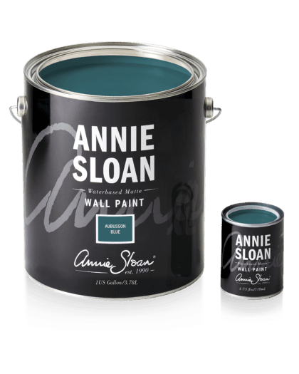 Aubusson Blue Annie Sloan Wall Paint One Gallon - The Mustard Seed Collection, The Seed