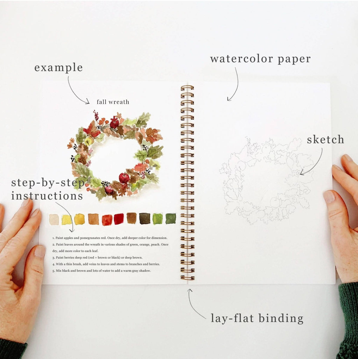 Autumn watercolor workbookcraft