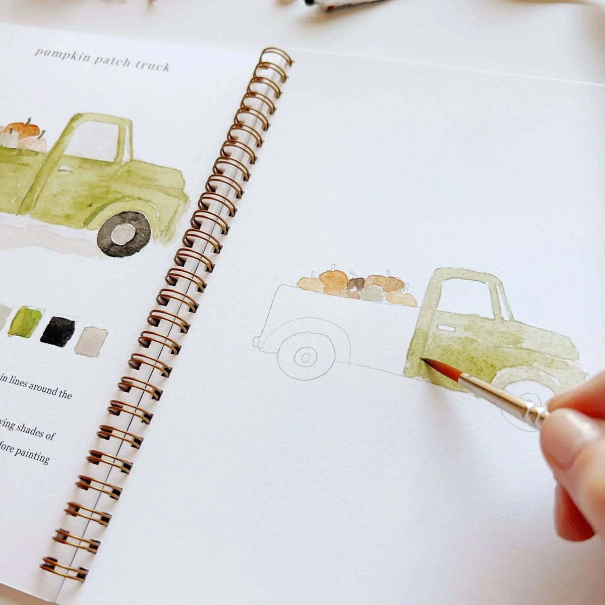 Autumn watercolor workbookcraft