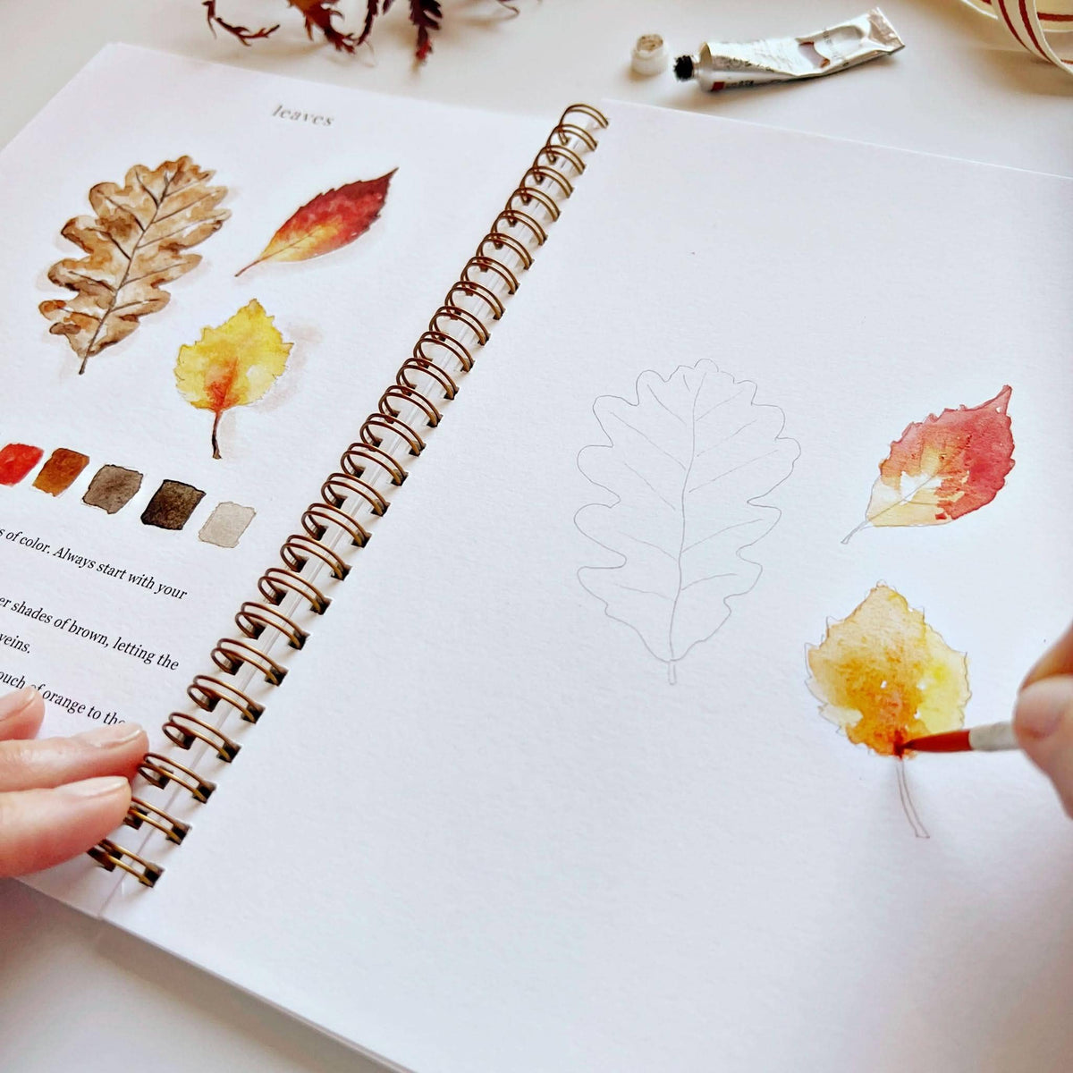 Autumn watercolor workbookcraft