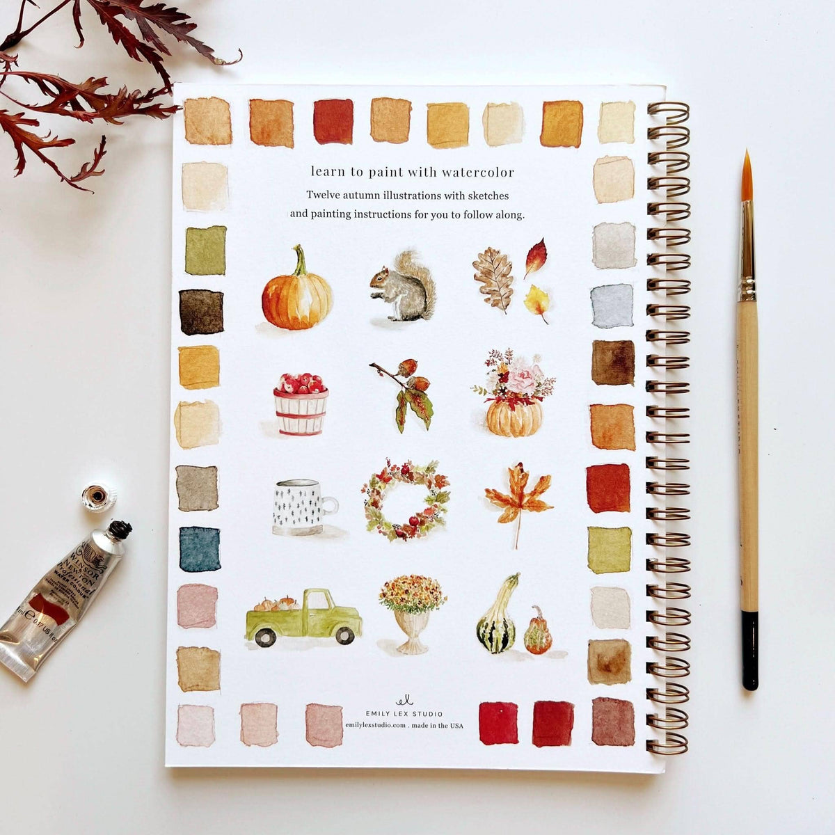 Autumn watercolor workbookcraft