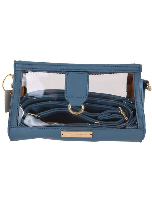 AZUR Faux Leather Clear Stadium Clutch - The Mustard Seed Collection, The Seed