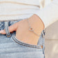 Stainless Steel Paperclip with Charm Keeper Chain Bracelet: Gold / 7.5" WJW