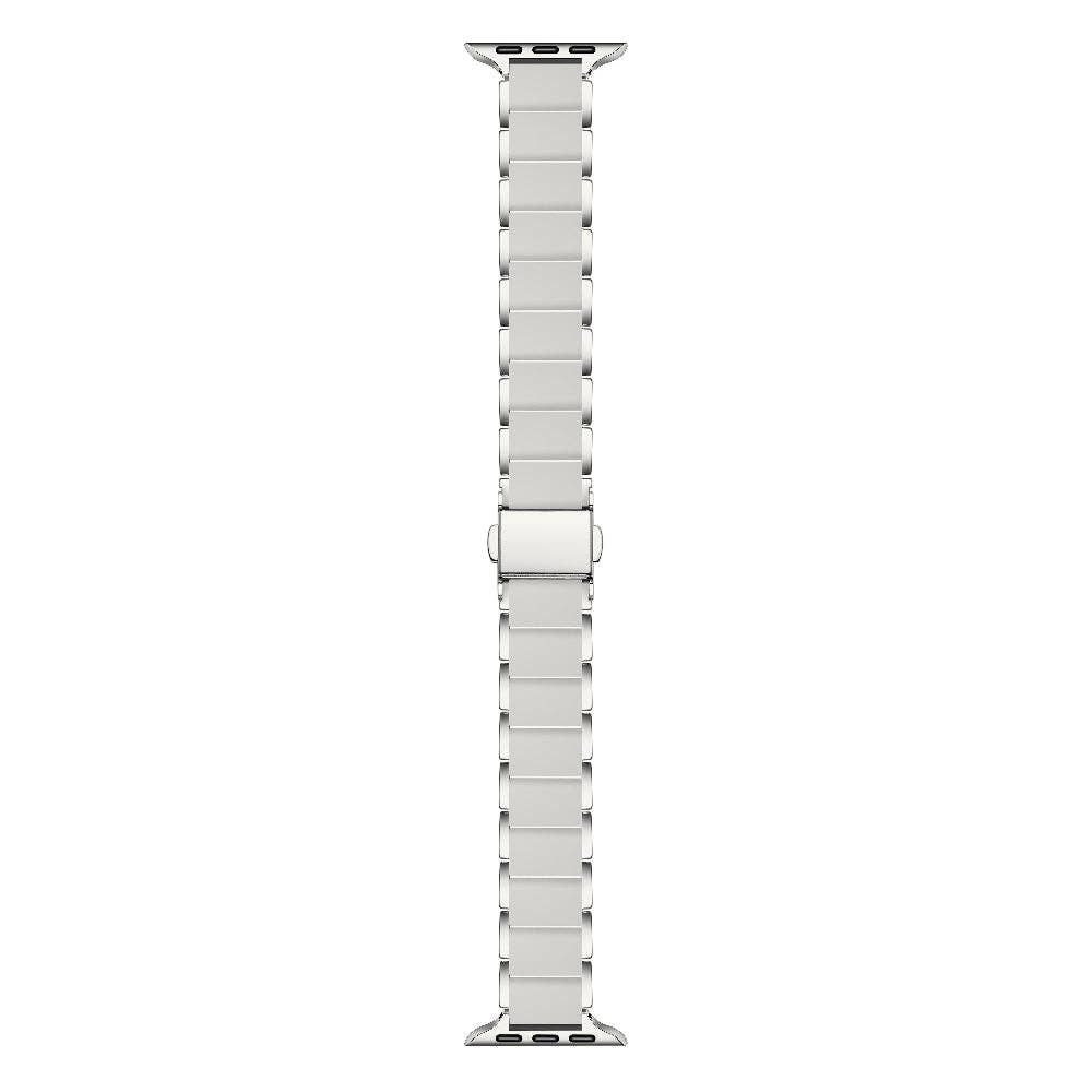 Wren Silicone + Stainless Steel Band for Apple Watch: Rose Gold / Fits All Models Posh Tech