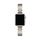 Rainey Skinny Stainless Steel Band for Apple Watch: Silver/Gold / Fits All Models Posh Tech