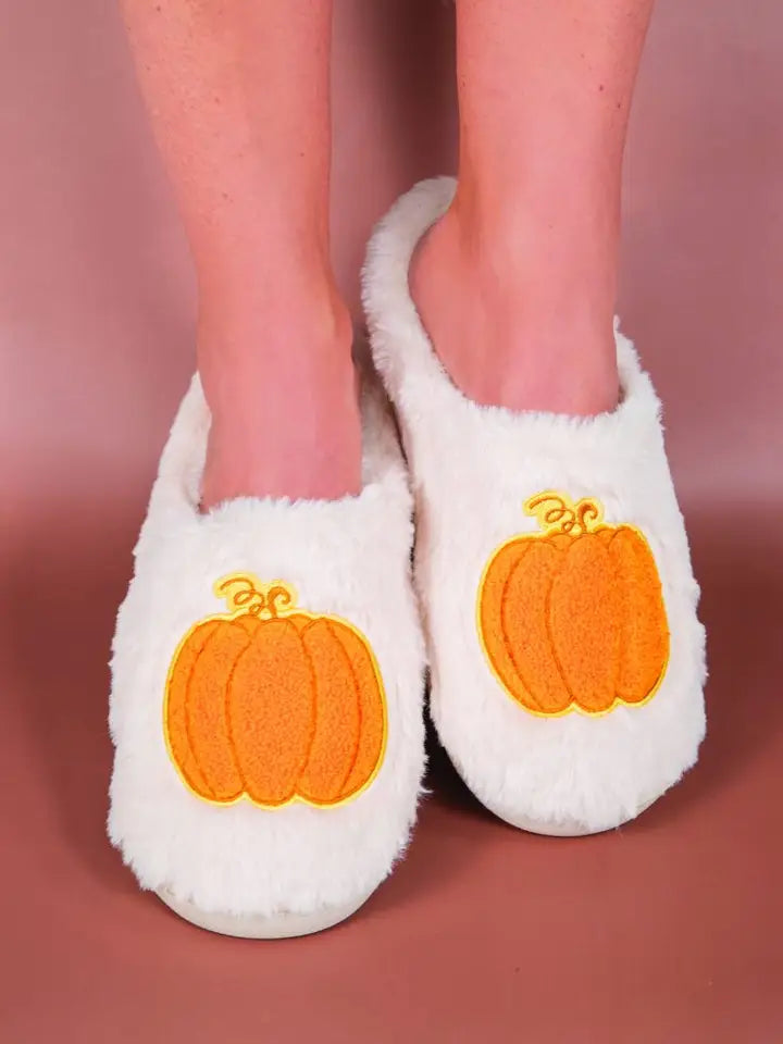 Pumpkin Slippers Simply Southern XL-XXL