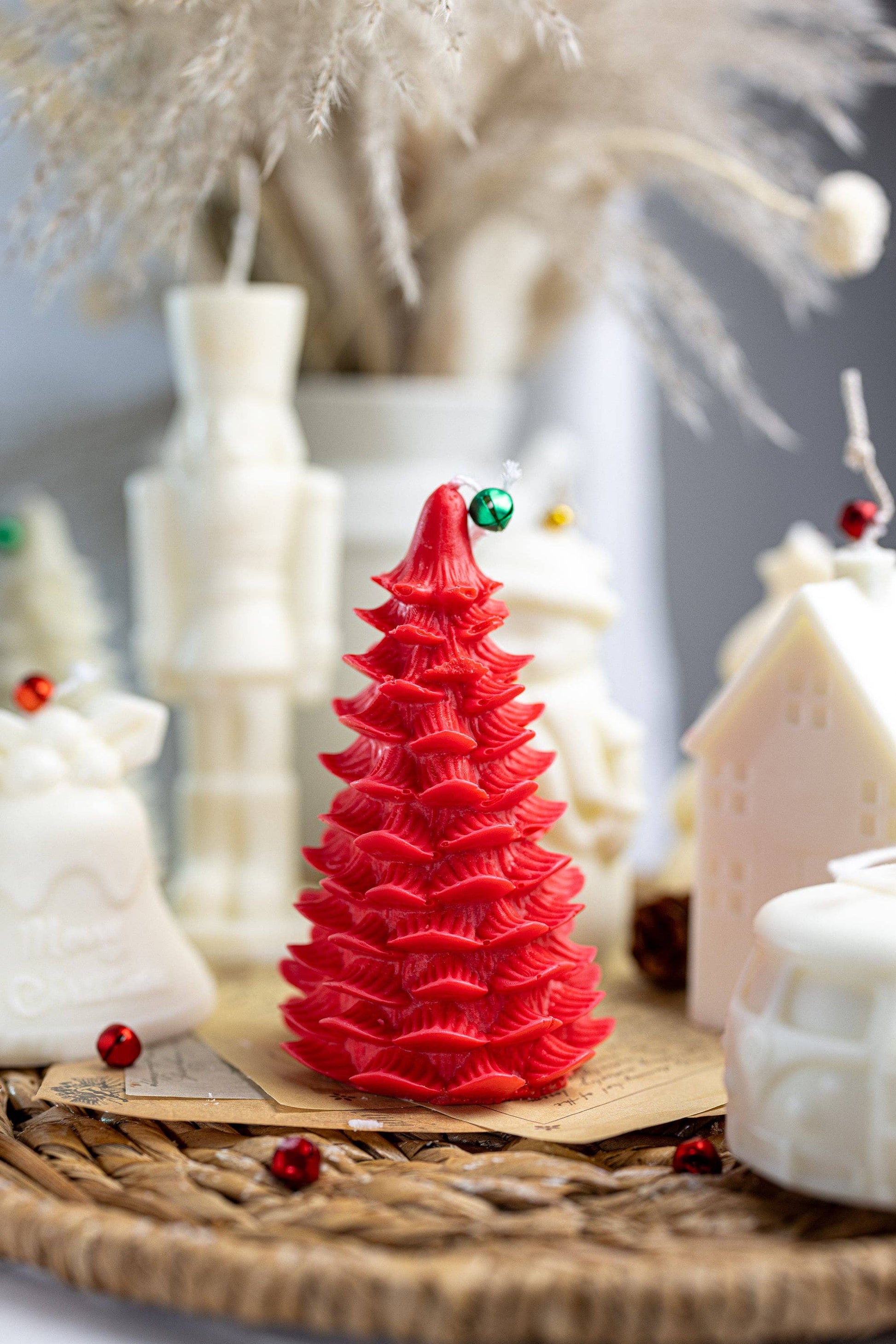 Christmas Tree Candle | Festive: Red / Christmas Hearth
