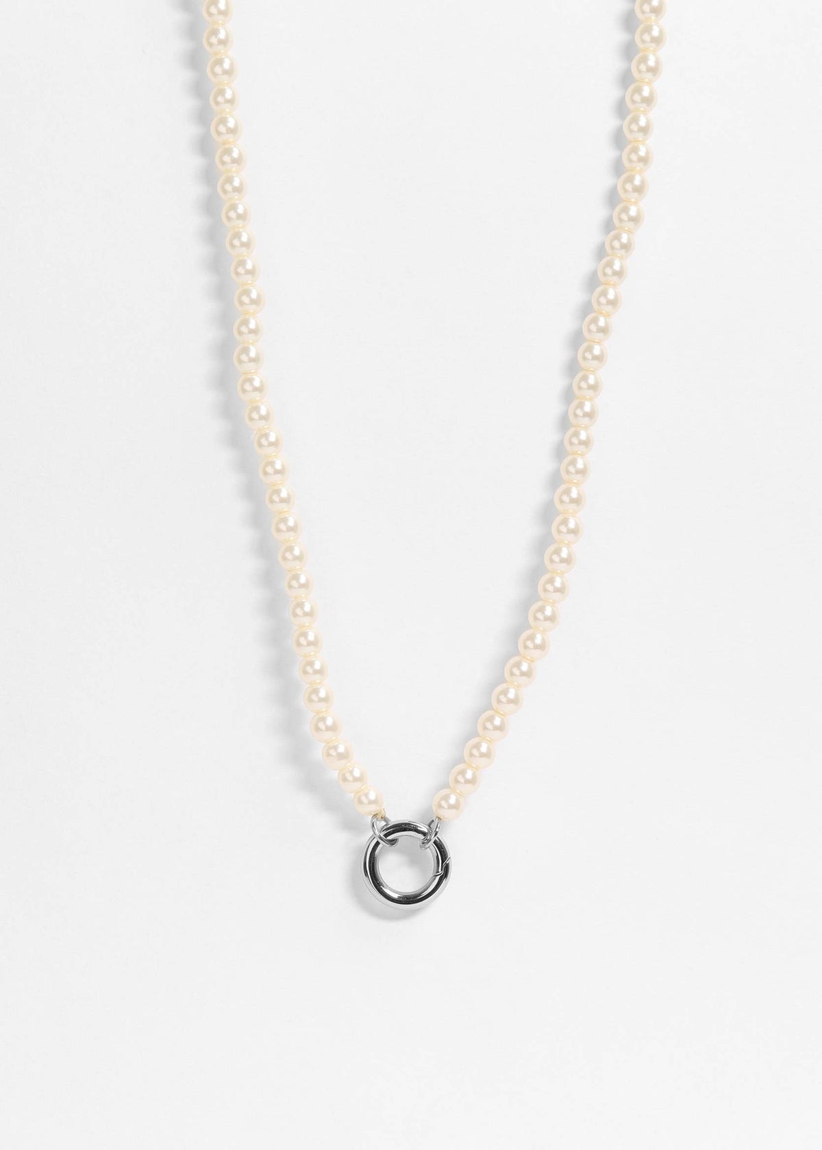 Pearl Charm Keeper Necklace: Kiska / Gold WJW