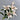 34.5"-Elegant 9" Large Bloom Lily-3 Flowers per stem: Vintage White Angel Isabella
