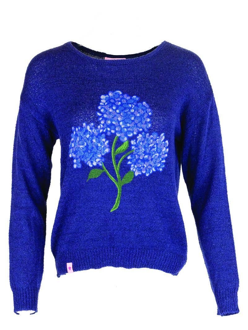 Hydrangea Summer Sweater 2XL
