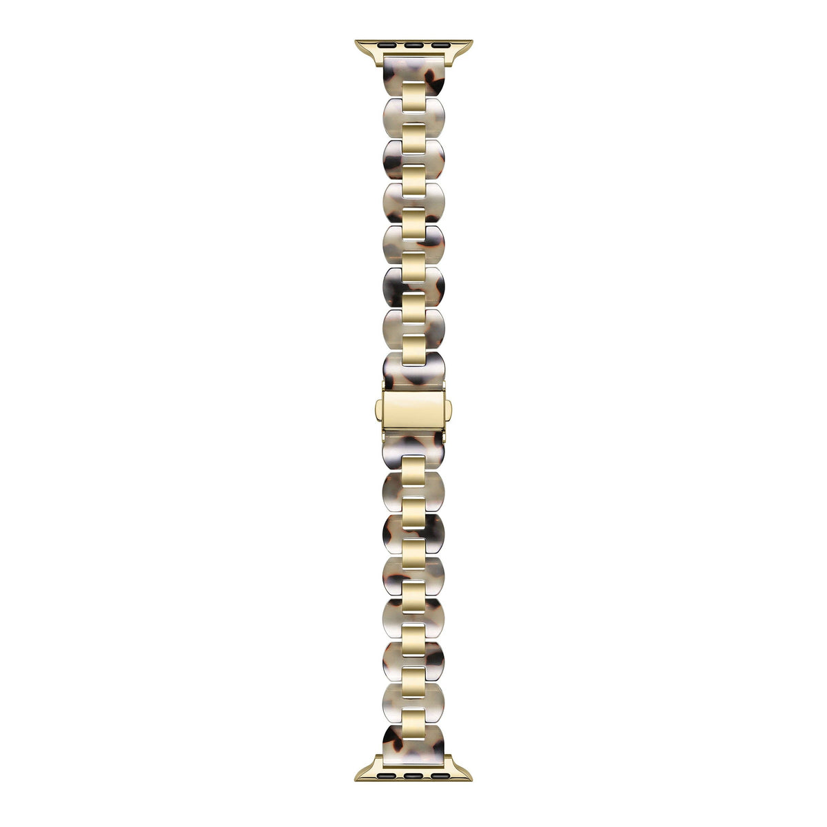 Aria Resin Stainless Steel Band for Apple Watch: Tortoise / Fits All Models Posh Tech