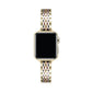 Rainey Skinny Stainless Steel Band for Apple Watch: Silver/Gold / Fits All Models Posh Tech