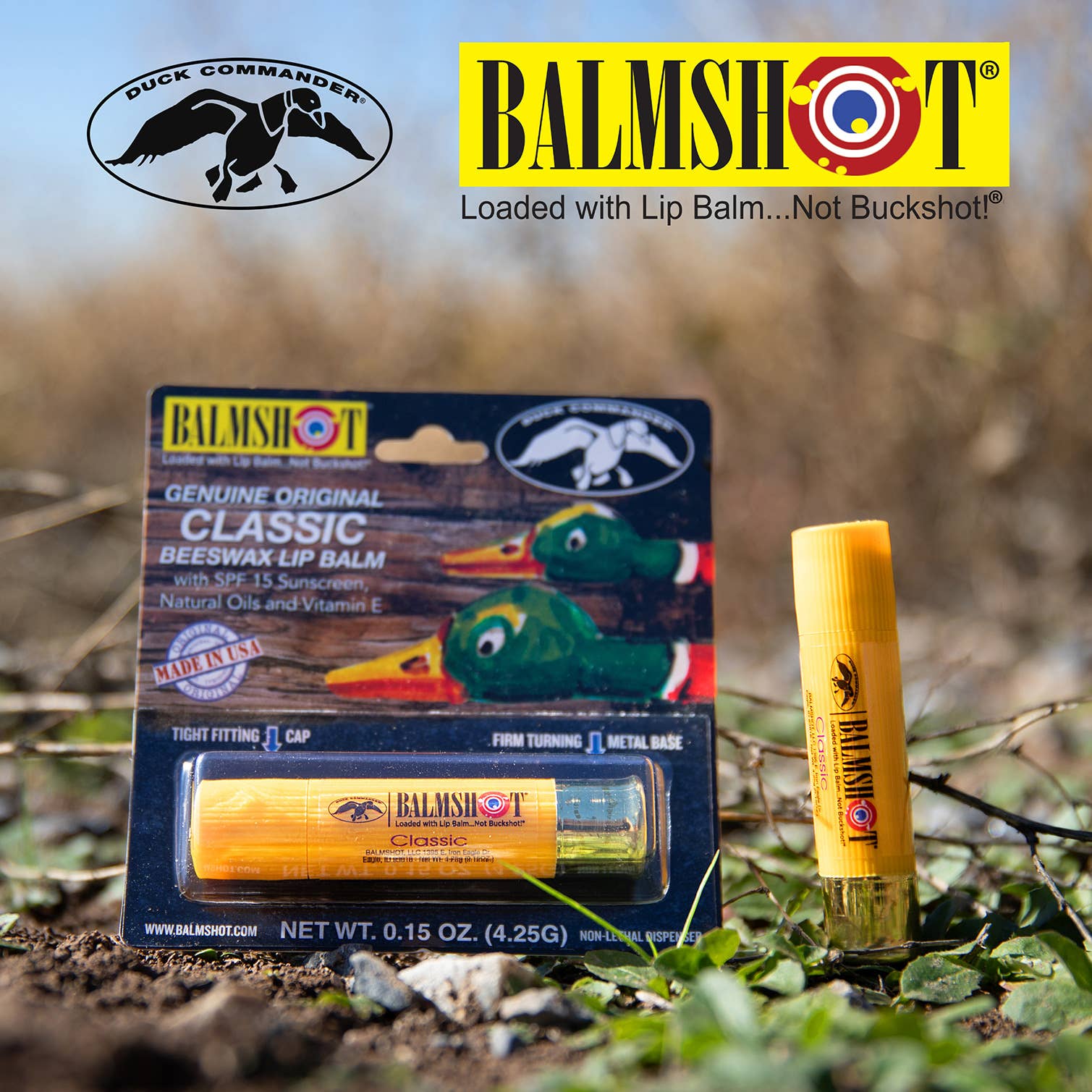 Balmshot & Duck Commander Beeswax SPF Lip Balm - The Mustard Seed Collection, The Seed