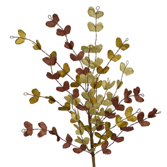 18.5" Faux Dried Paper Boxwood Spray