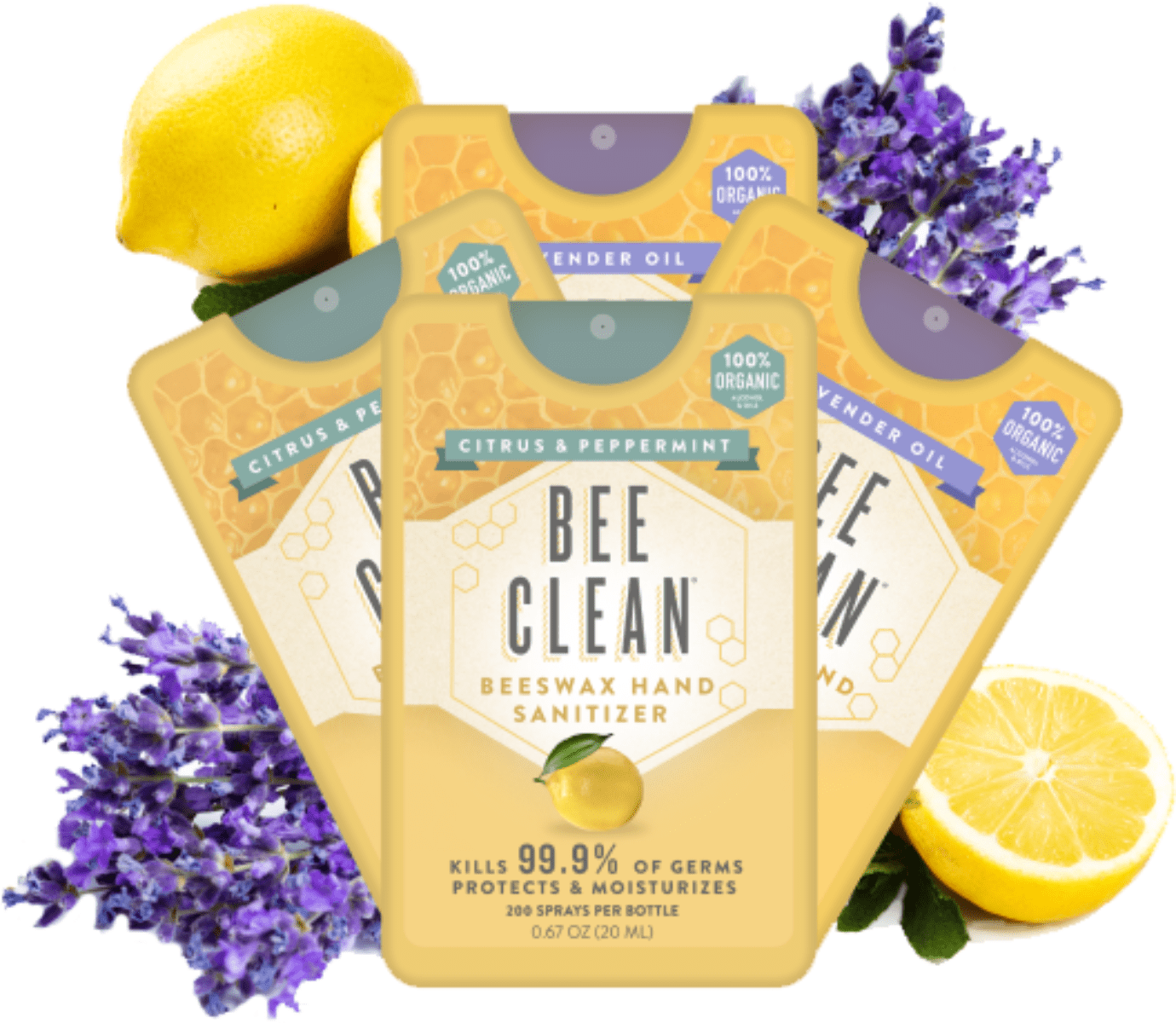 Bee Clean Organic Beeswax Hand Sanitizer Lavender - The Mustard Seed Collection, The Seed