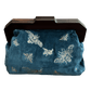 Bees on Royal Blue Pure Cotton Velvet Clutch Bag - The Mustard Seed Collection, The Seed