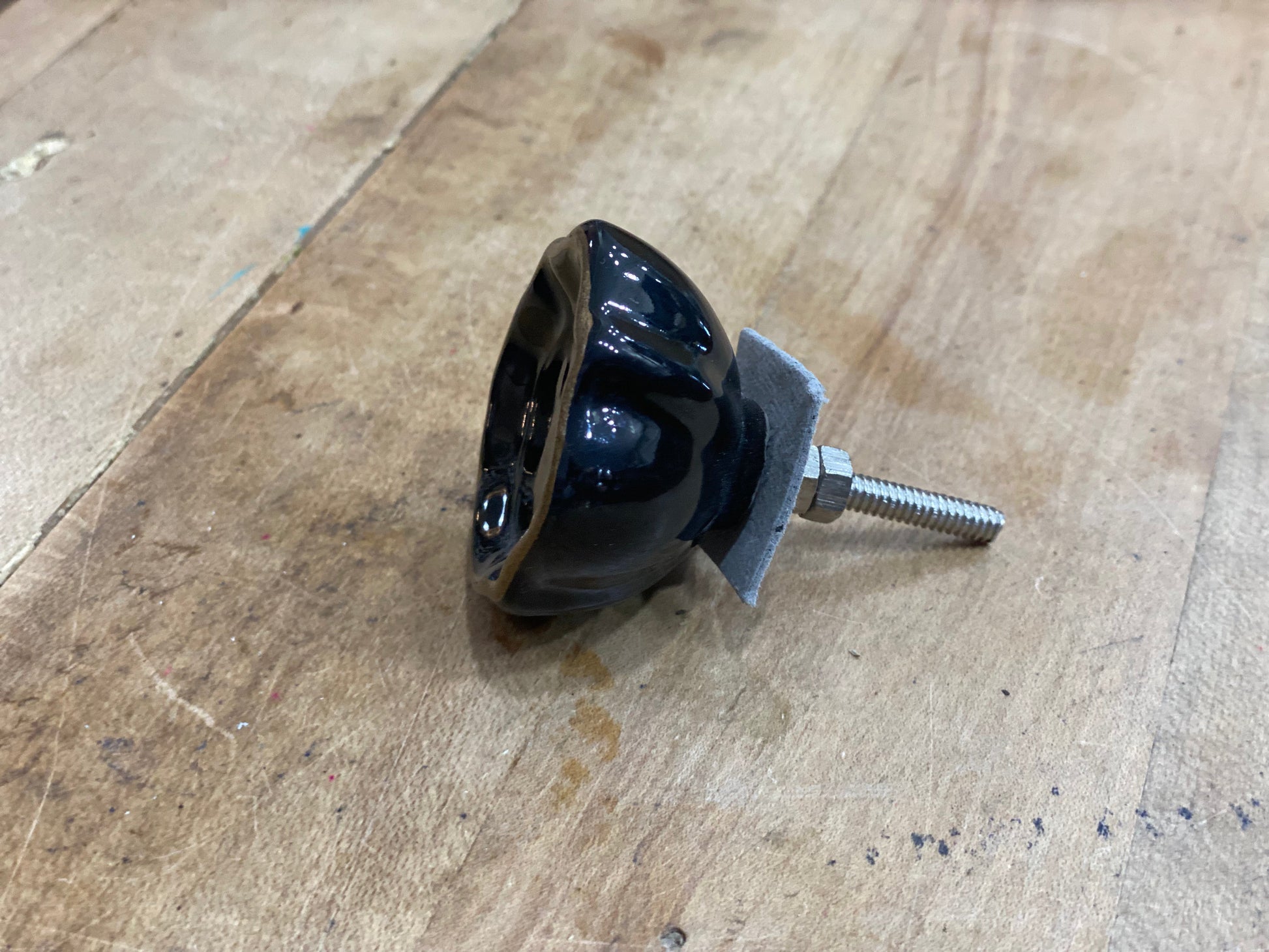 Black Gold Ceramic Knob