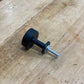 Black Marble Veined pin knob