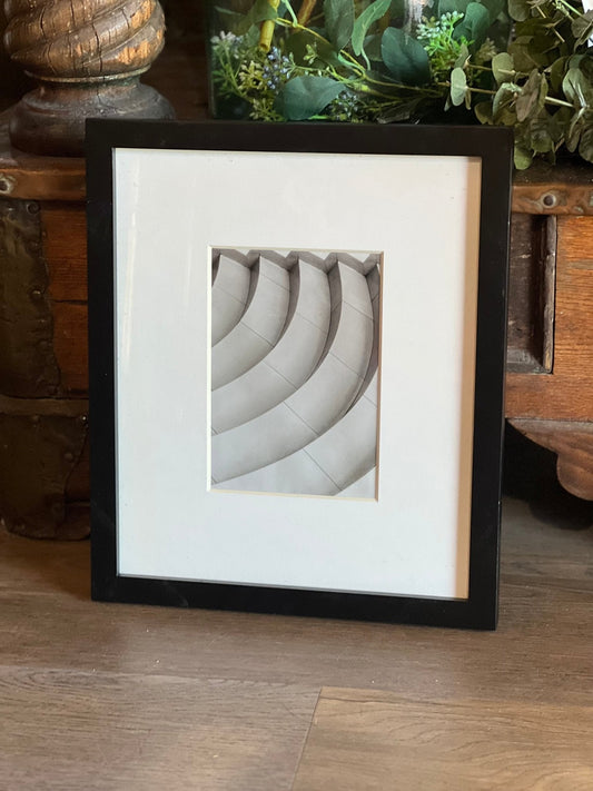 Black Picture Frame with White Matte - The Mustard Seed Collection, The Seed