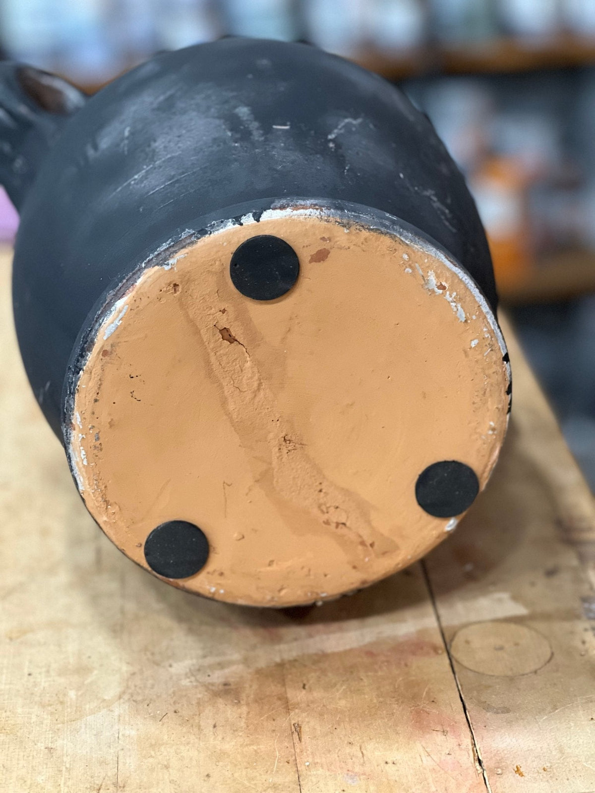 Black Terracotta Vase 
