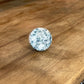 Black & White Round Marble Knob