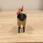 Blossom Bucket "BB" Miniature Primitive Sheep Ornament (2.75" x 2")ornament