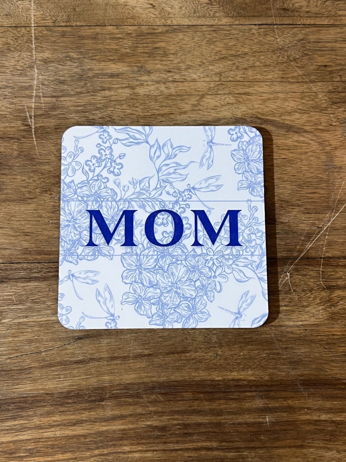 Blue Floral "Mom" Gift 