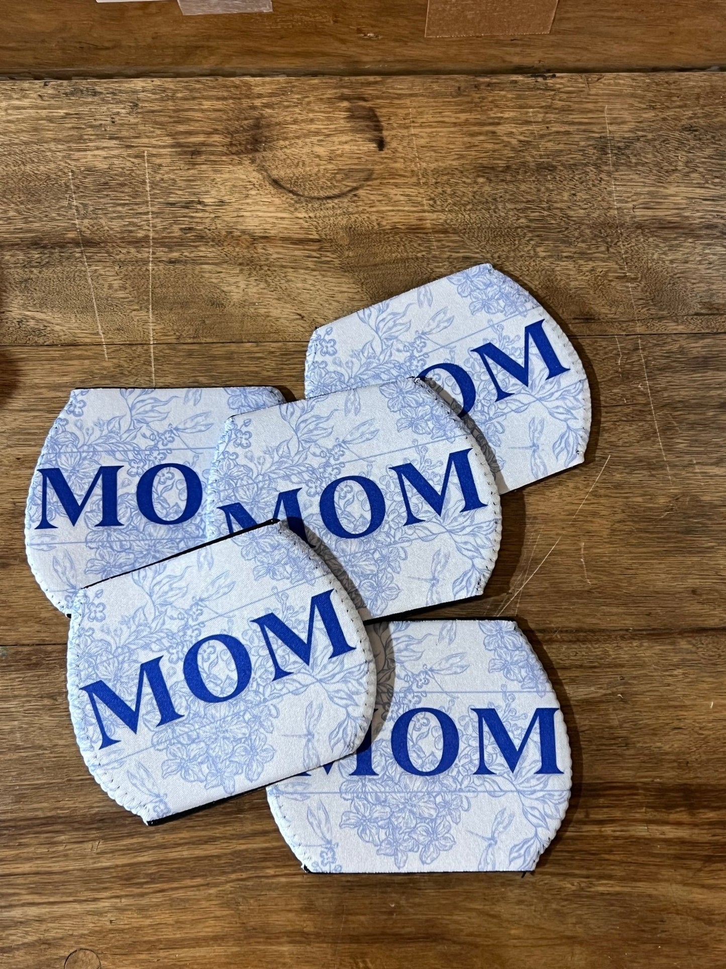 Blue Floral "Mom" Gift 