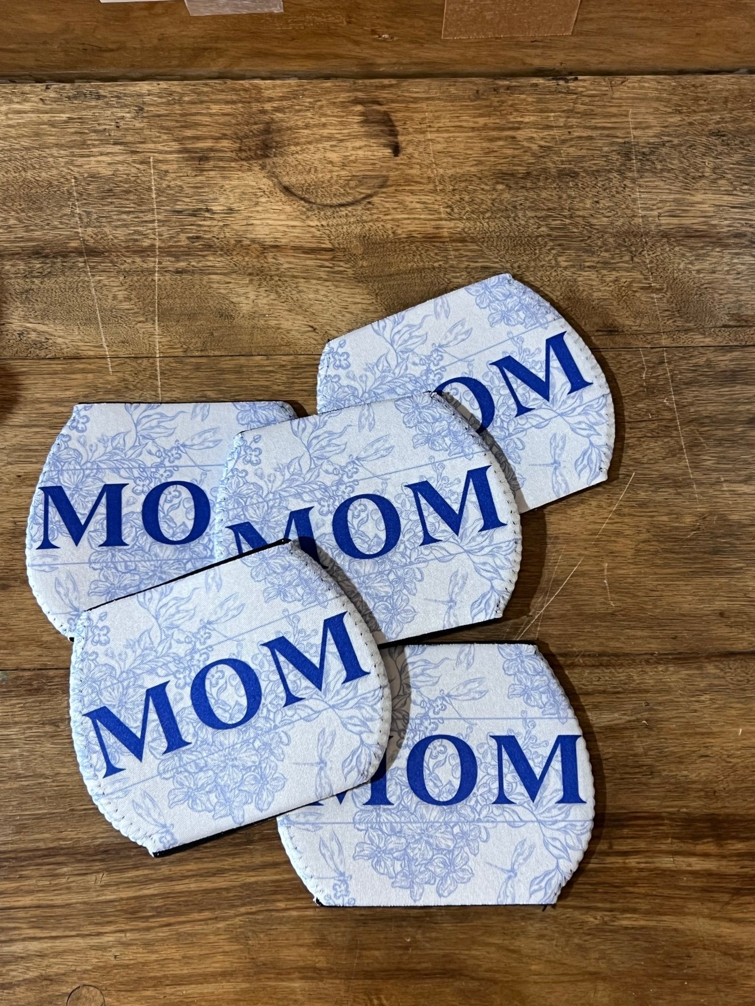 Blue Floral "Mom" Gift 