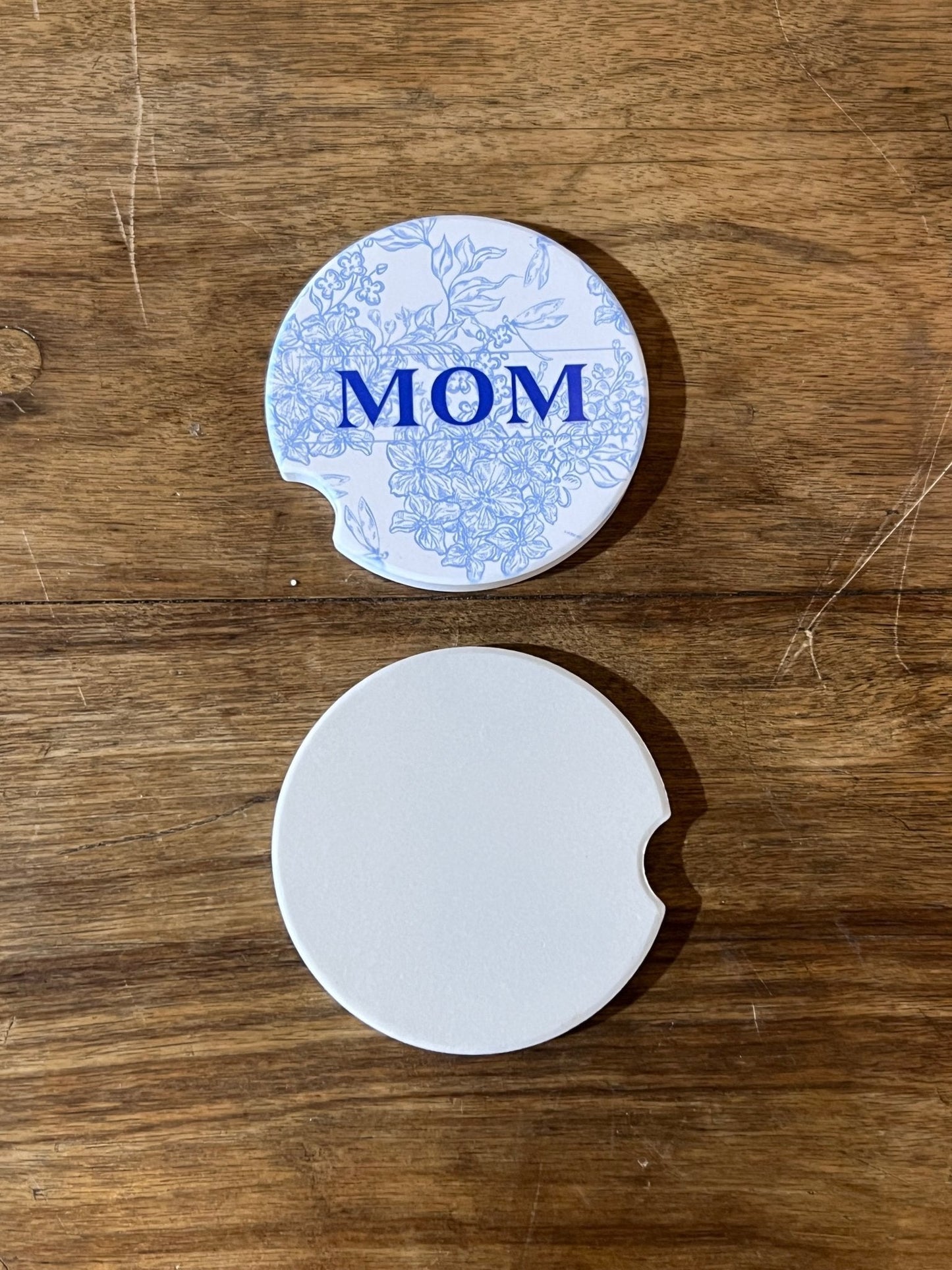 Blue Floral "Mom" Gift 