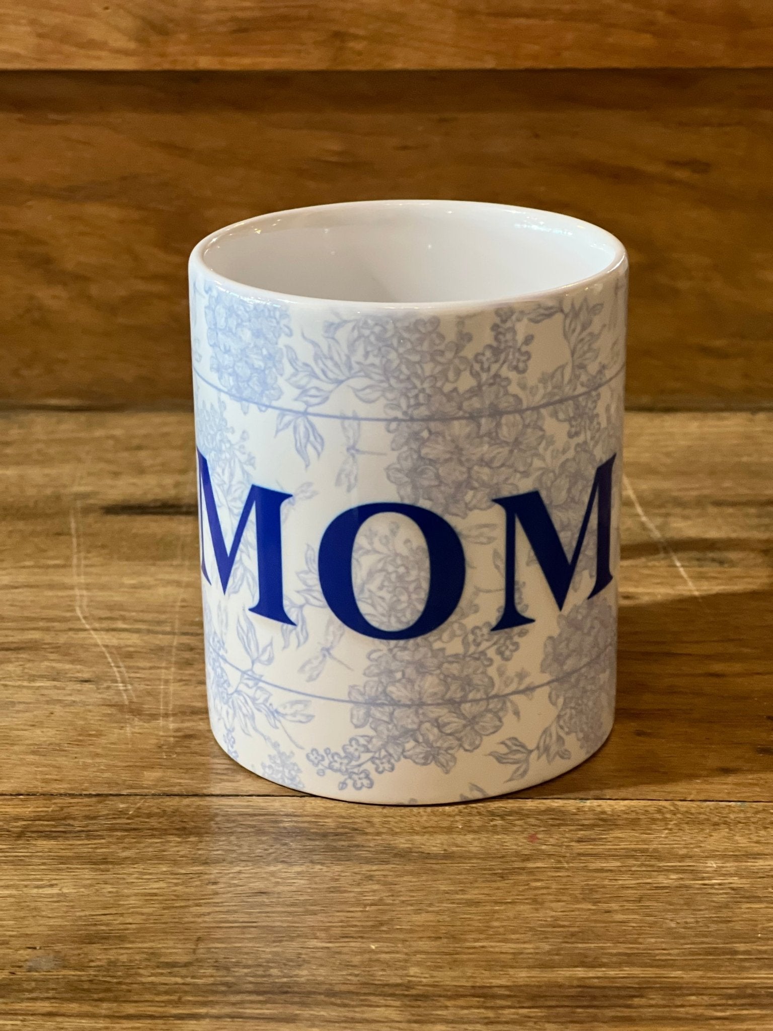 Blue Floral "Mom" Gift 