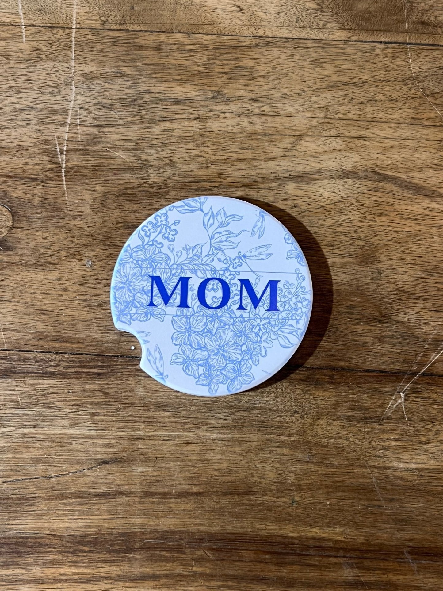 Blue Floral "Mom" Gift 