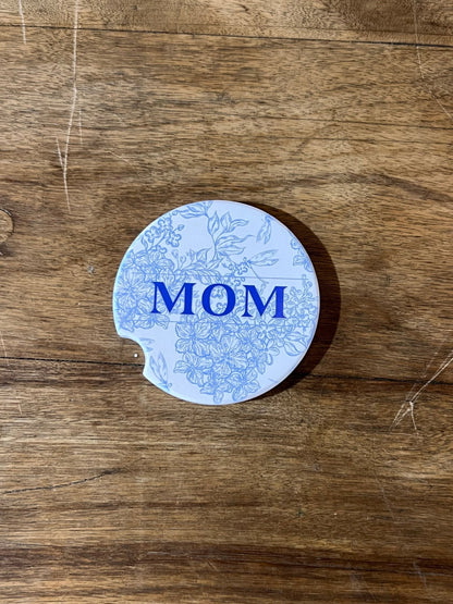 Blue Floral "Mom" Gift 