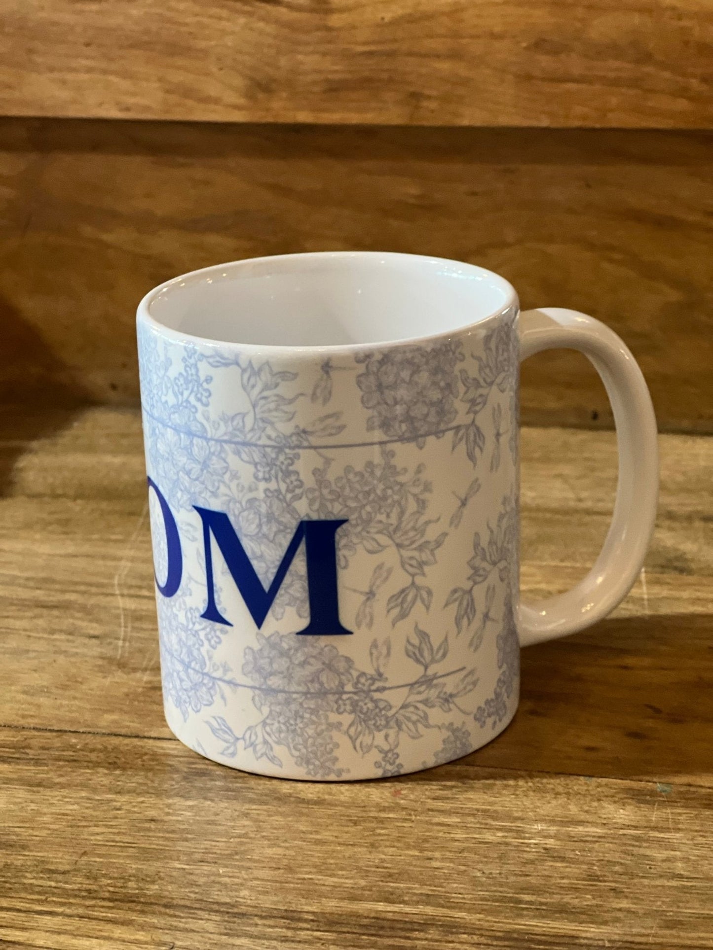 Blue Floral "Mom" Gift 