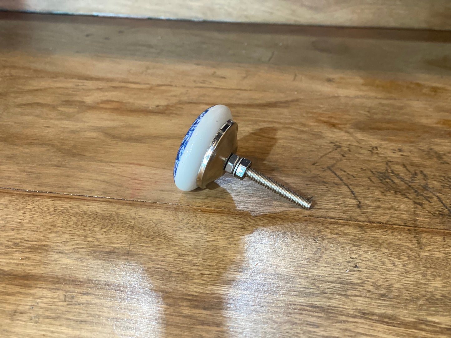 Blue & White Ceramic Knob