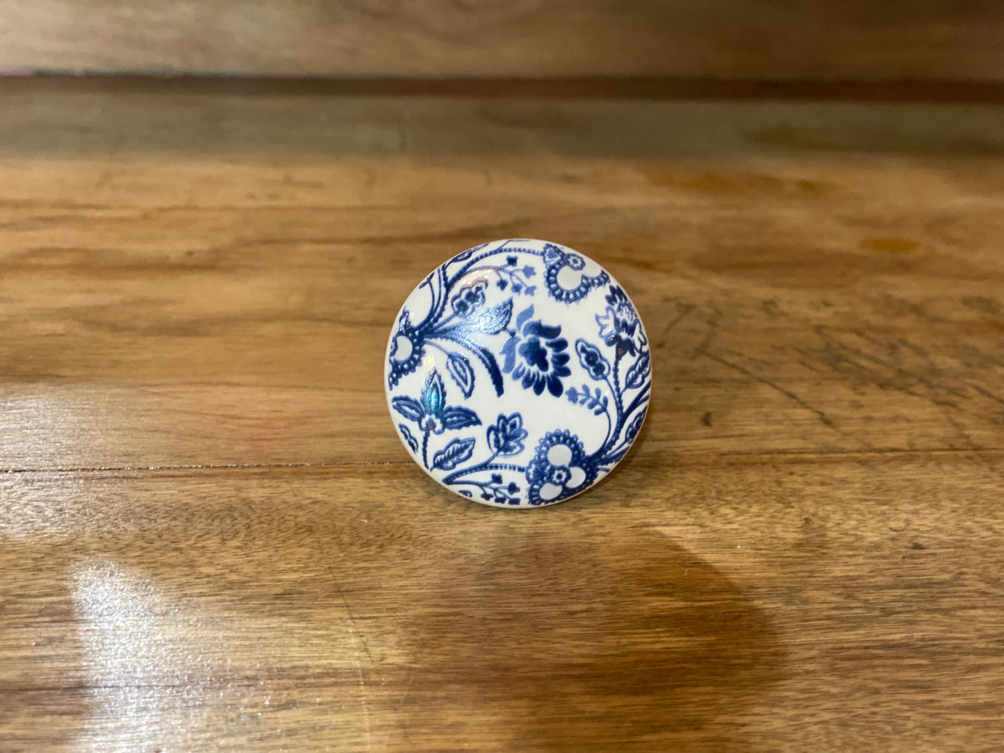 Blue & White Ceramic Knob Design 4