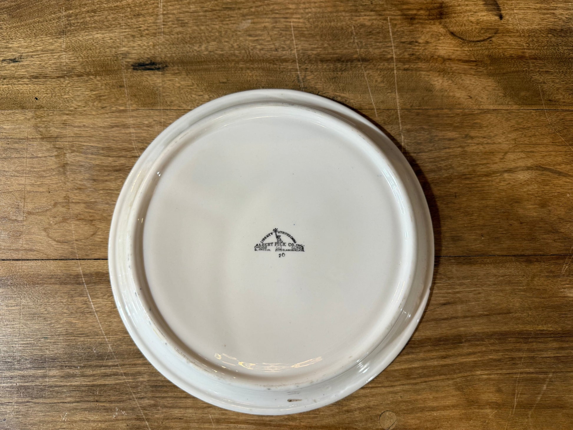 Blue Willow Pattern Divided Grill Plate