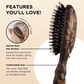 Boar Bristle Hair Brush | Tortoise 