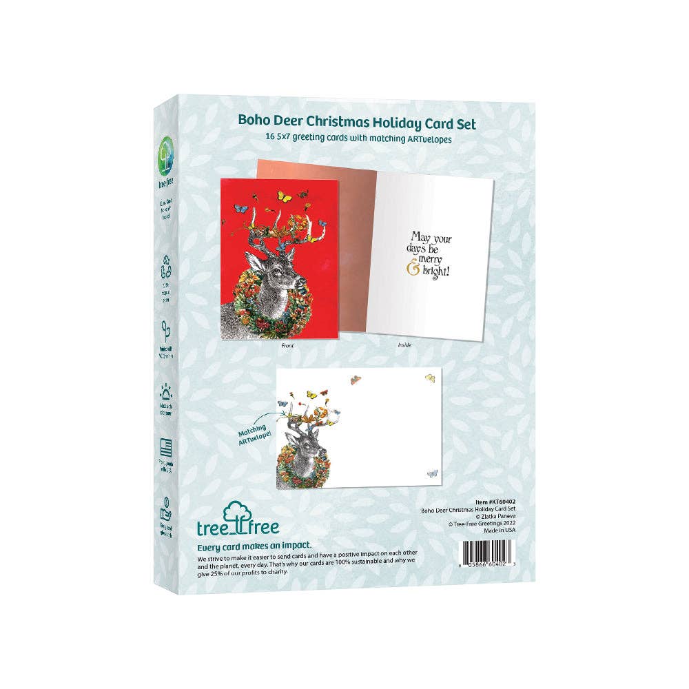 Boho Deer Christmas Christmas Pack - The Mustard Seed Collection, The Seed
