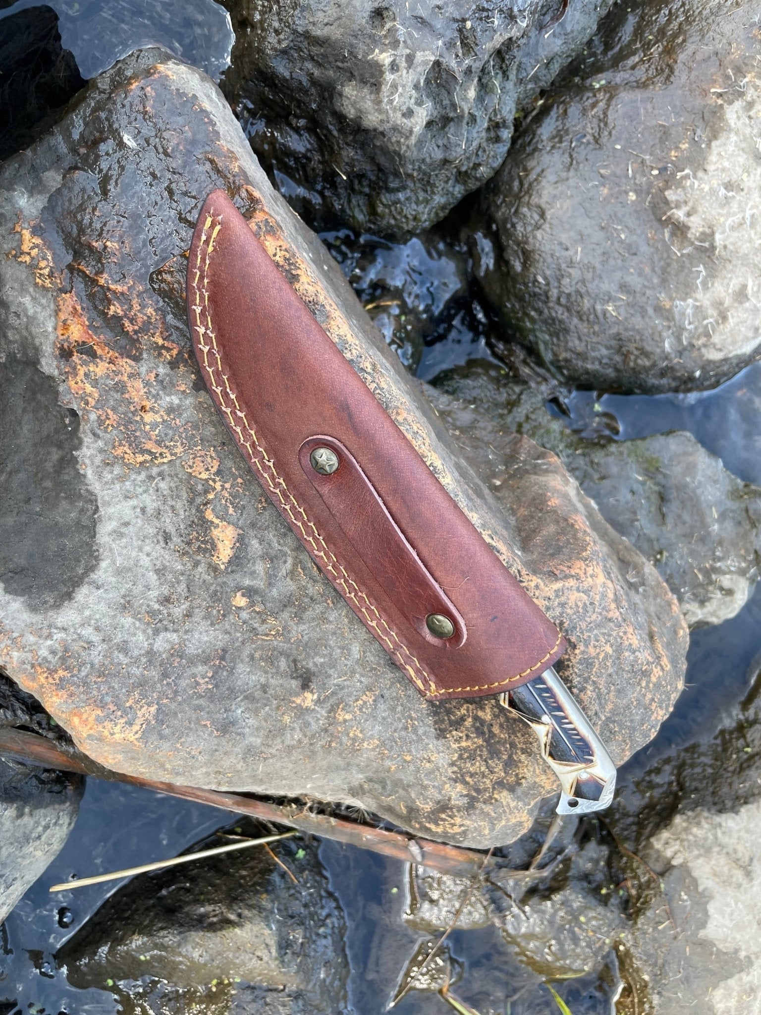 BONNING AND FLAYING KNIFE WITH HIGH CARBON LADDER DAMASCUS - The Mustard Seed Collection, The Seed